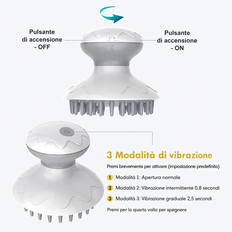 Massaggiatore Elettrico per la Testa e il Cuoio Capelluto