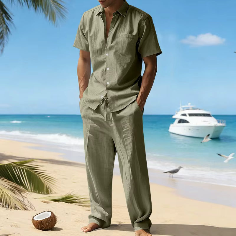Completo Lino Uomo Estate